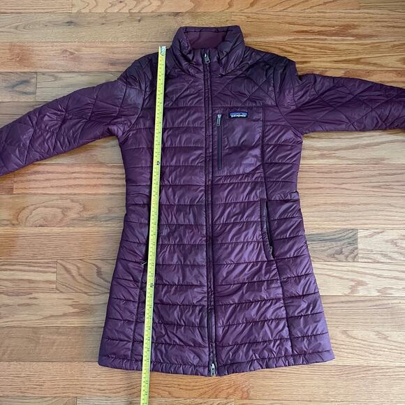 Patagonia Radalie Parka Womens S Mahogany Insulated Quilted Coat Heavily Flawed - Picture 15 of 16